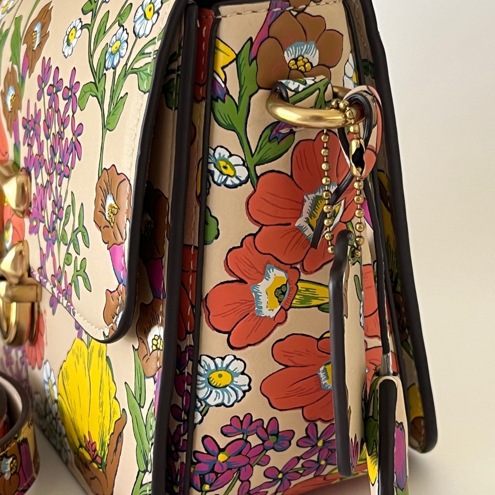 Coach Studio Crossbody Bag With Floral Blossom Print CJ358 - Picture 10 of 14